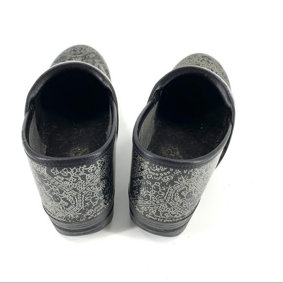 Dansko metallic black and silver clogs size 42 - Picture 3 of 10